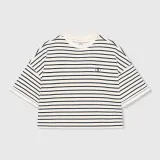 Sweater Dames Blauw Wit Strepen Katoen Aiden