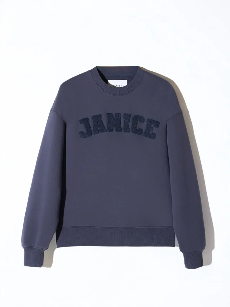 Sweater Dames Katoen Owen Blauw