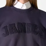 Sweater Dames Katoen Owen Blauw