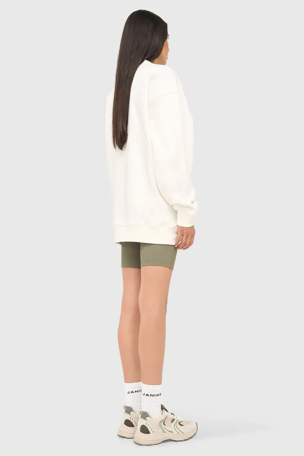Sweater Dames Oversized Wit Oliver