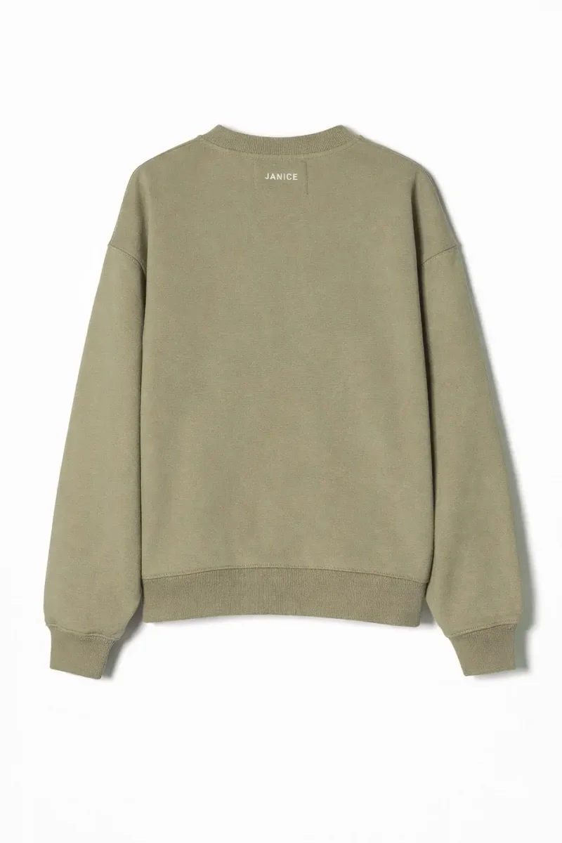 Groene Dames Sweater Katoen Owen