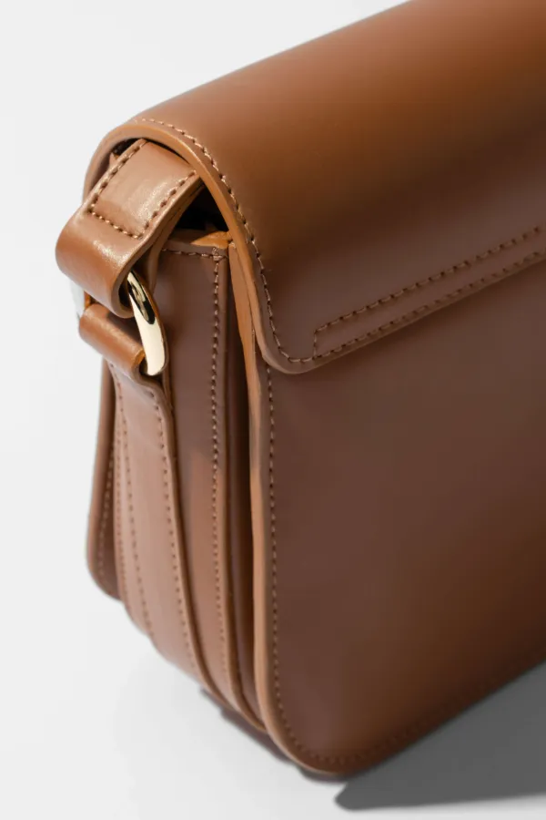 Leren Dames Tas Elias Cognac