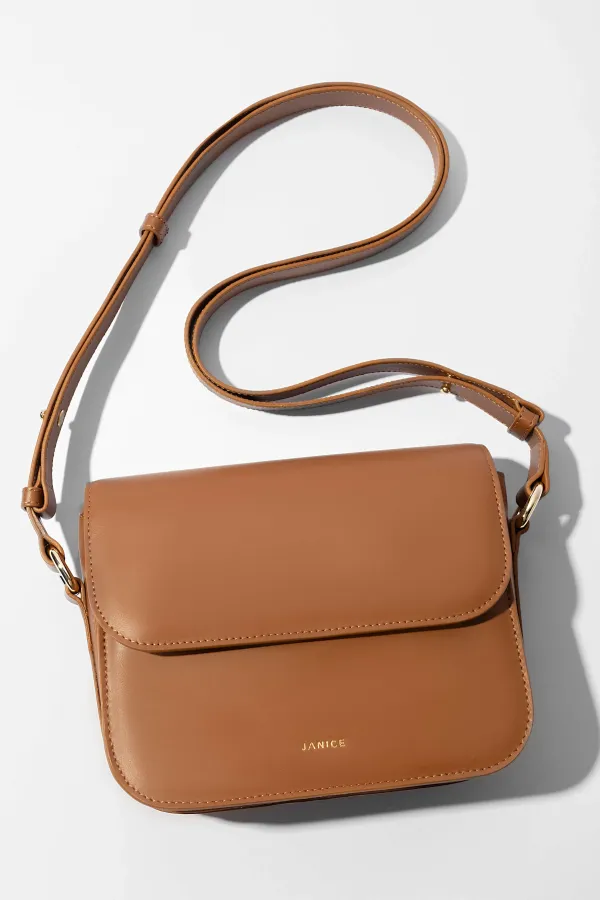 Leren Dames Tas Elias Cognac