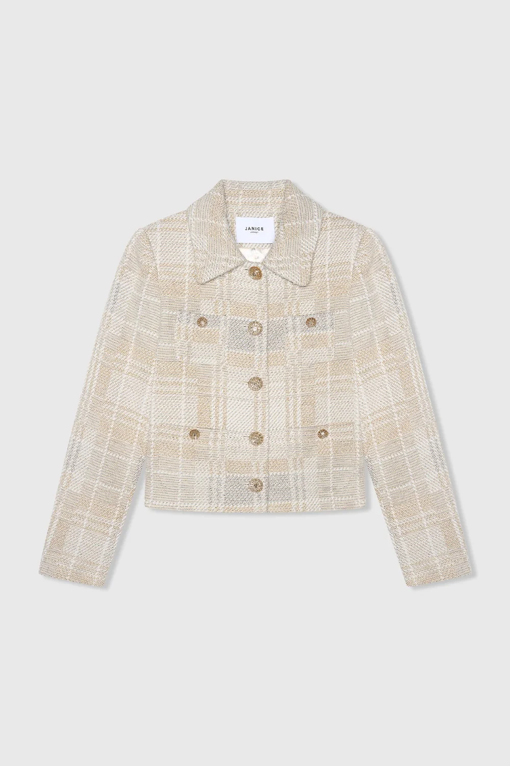 Tatum Grijs Tweed Lurex
