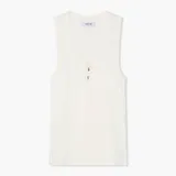 Tanktop Dames Katoen Logo Drukkers Rolf Wit