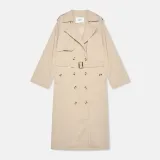 Trenchcoat Dames Oversized Cedric Beige