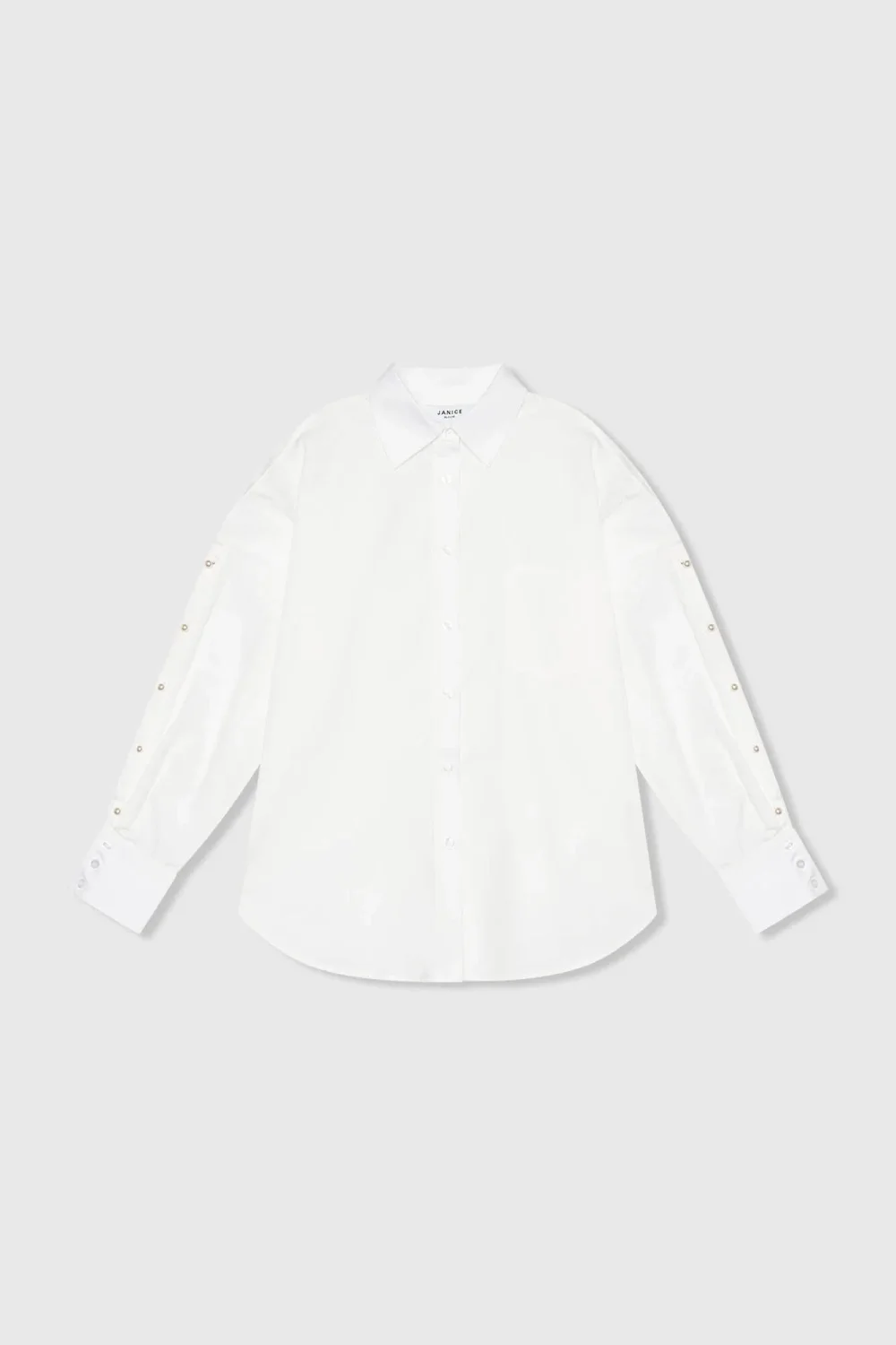 Witte Katoenen Blouse Dames Katoen Paul