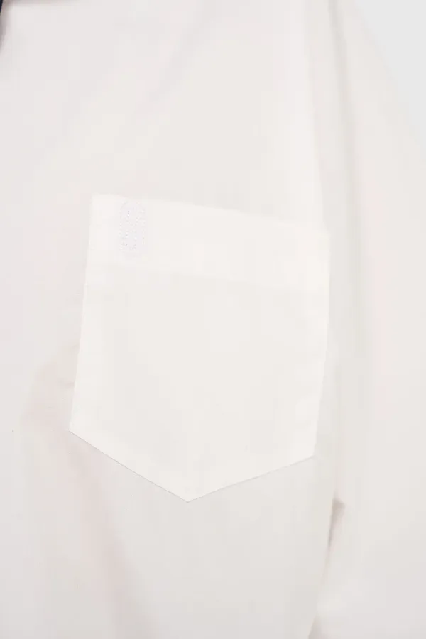 Witte Katoenen Blouse Dames Kimono Carl