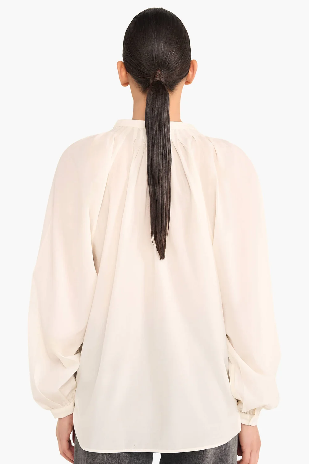 Zijden Dames Blouse Landon Off White