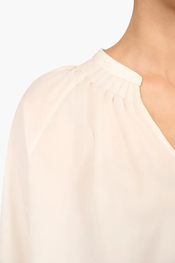 Zijden Dames Blouse Landon Off White