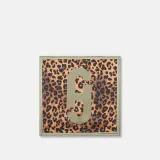 Zijden Sjaal Dames Print Effron Groen Panterprint