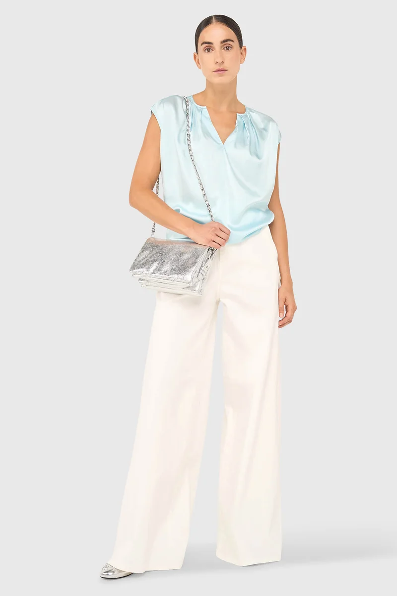 Ross Top Licht Blauw