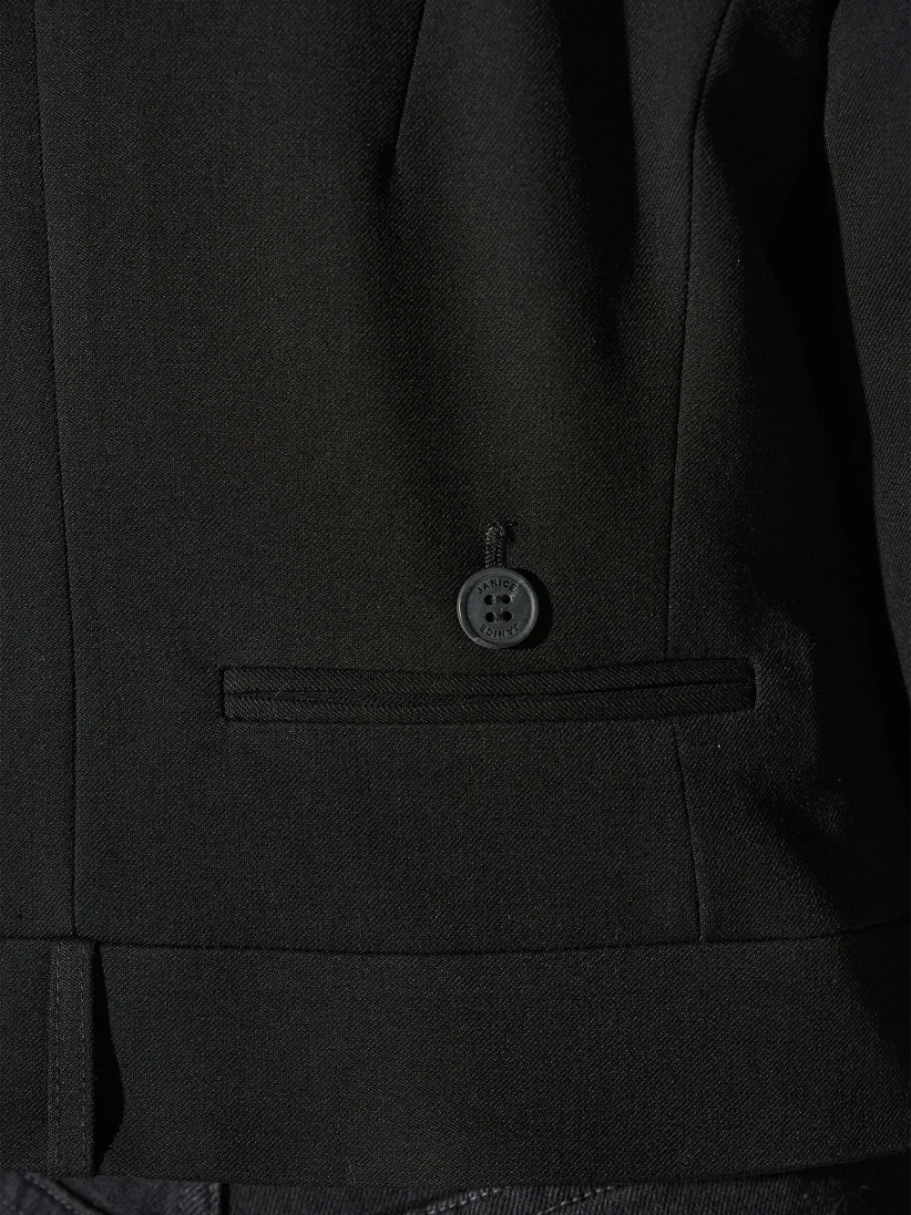 Zwarte Blazer Dames Kort Stan