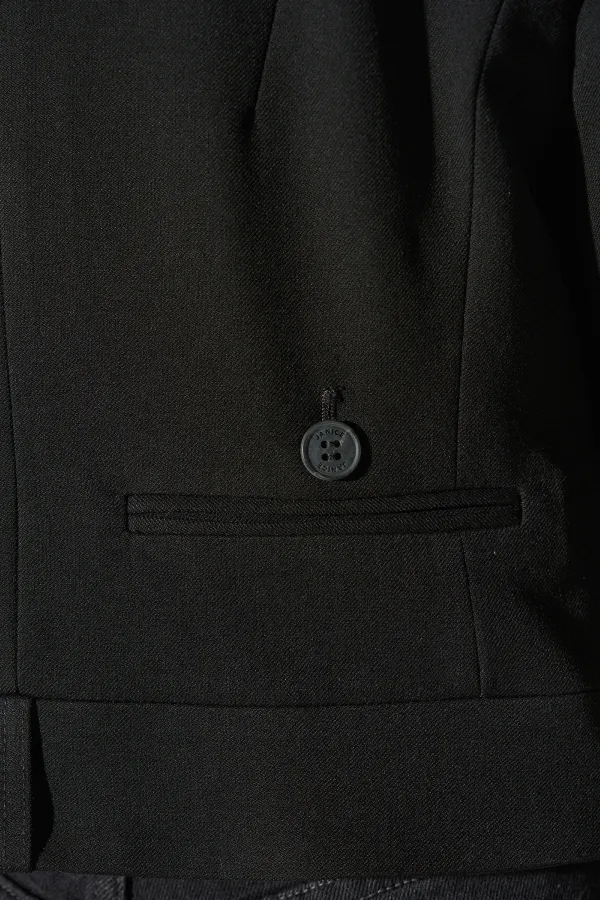 Zwarte Blazer Dames Kort Stan