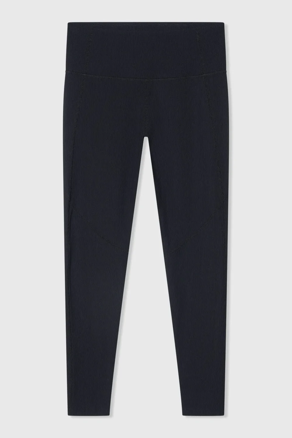Zwarte Legging Dames Rib Sport Active Wear Ye
